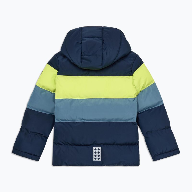 Detská bunda LEGO Lwjipe 705 dark navy/lime 2