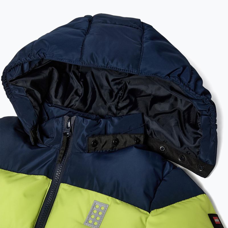 Detská bunda LEGO Lwjipe 705 dark navy/lime 3
