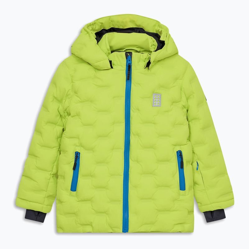 Detská lyžiarska bunda LEGO Lwjipe 706 lime green/blue