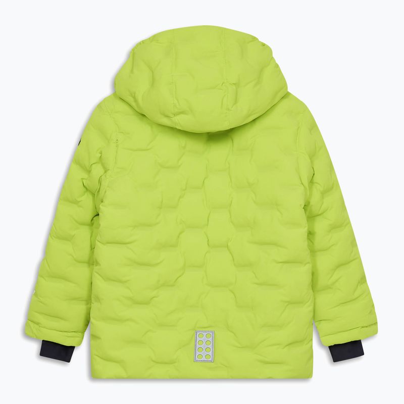 Detská lyžiarska bunda LEGO Lwjipe 706 lime green/blue 2