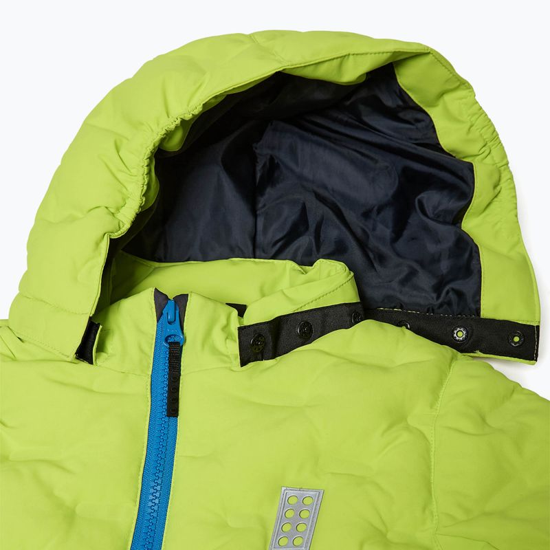 Detská lyžiarska bunda LEGO Lwjipe 706 lime green/blue 3