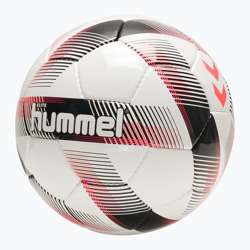 Hummel Elite FB futbalová lopta biela/čierna/červená veľkosť 5 4