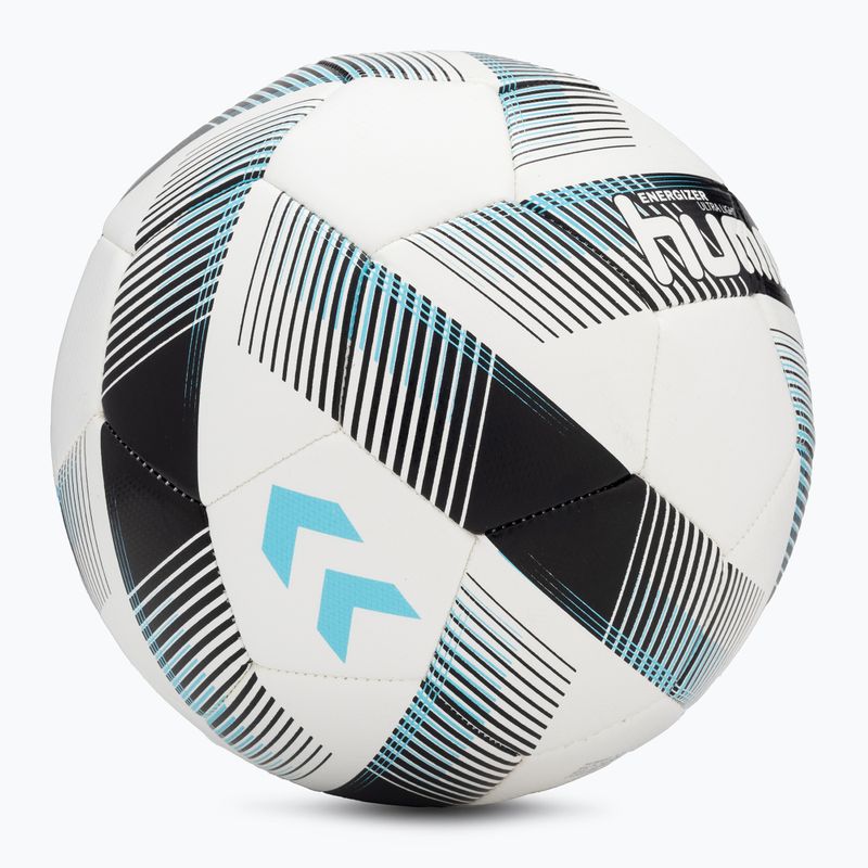 Hummel Energizer Ultra Light FB futbalová lopta biela/čierna/modrá veľkosť 5 2