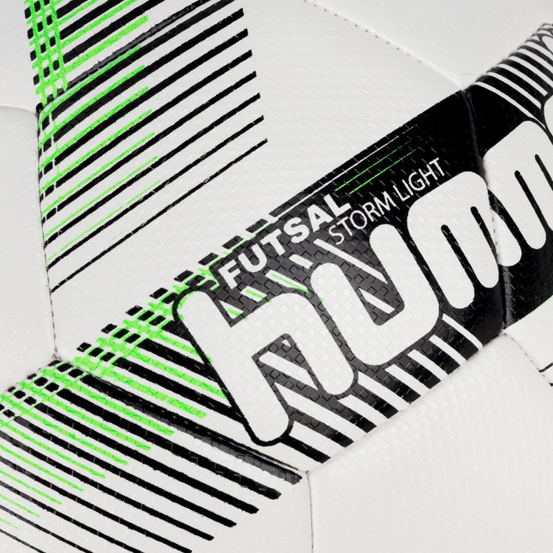 Hummel Storm Light FB futbalová lopta biela/čierna/zelená veľkosť 3 3