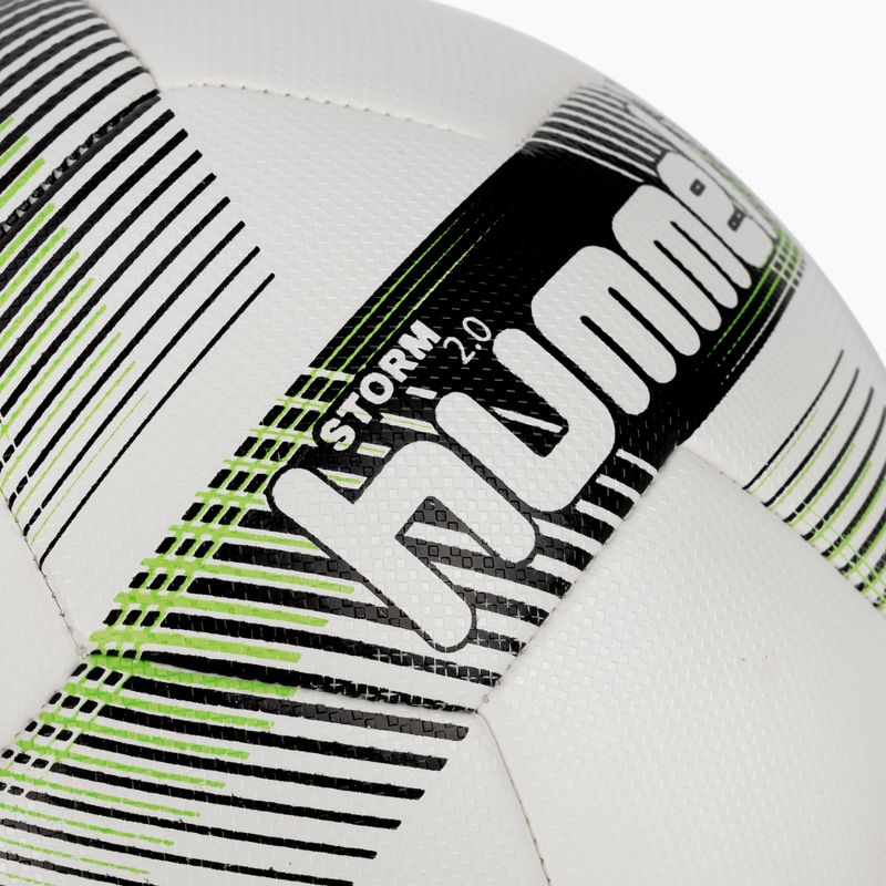 Hummel Storm 2.0 FB futbalová lopta biela/čierna/zelená veľkosť 4 3