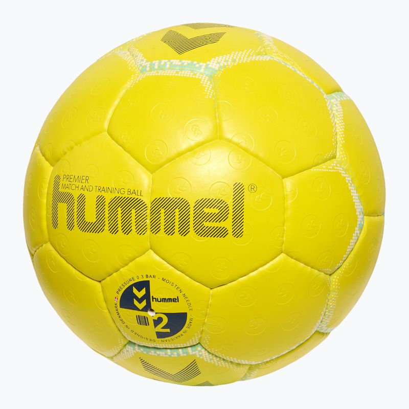 Hummel Premier HB hádzaná žltá/biela/modrá veľkosť 1