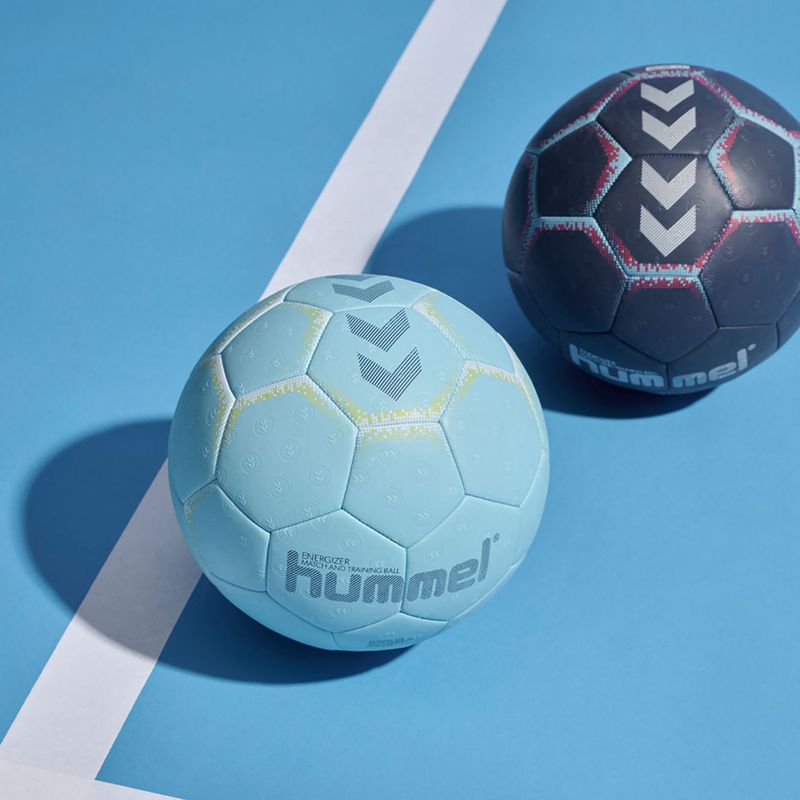 Hádzanárska lopta Hummel Energizer HB modrá/biela/žltá 4
