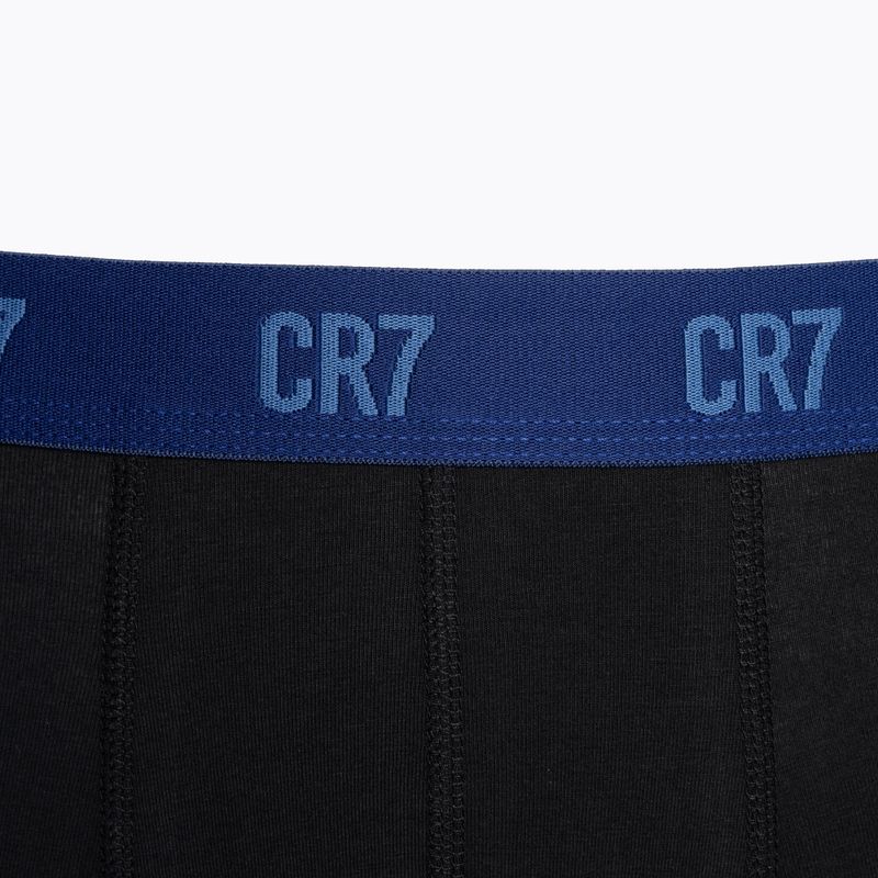 Pánske boxerky CR7 Basic Trunk 3 páry black/blue 4