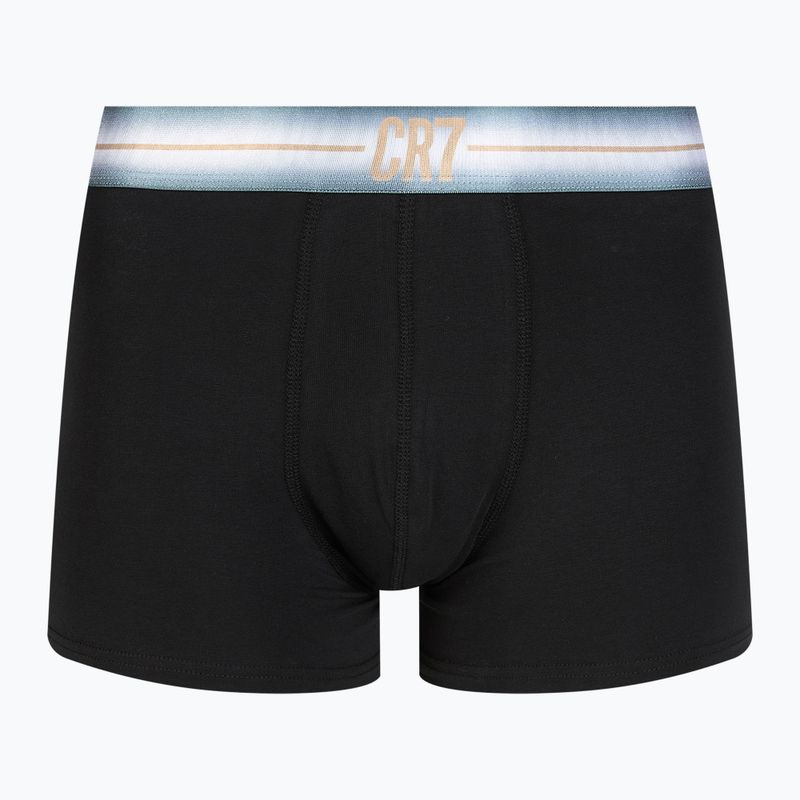 Pánske boxerky CR7 Basic Trunk 3 páry black/navy blue 2