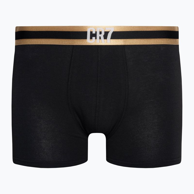 Pánske boxerky CR7 Basic Trunk 3 páry black/gold 2