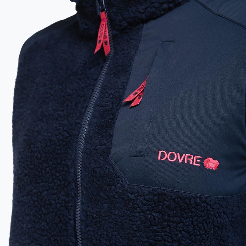 Dámska vesta Dovre Teddy Fleece navy 4