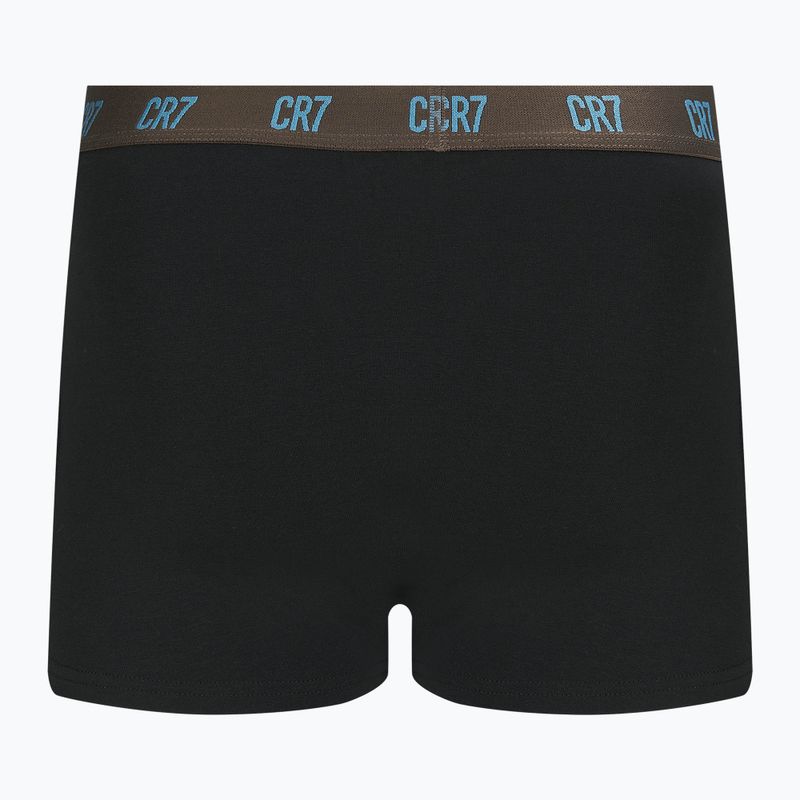 Pánske boxerky CR7 Basic Trunk 3 páry black/brown 6