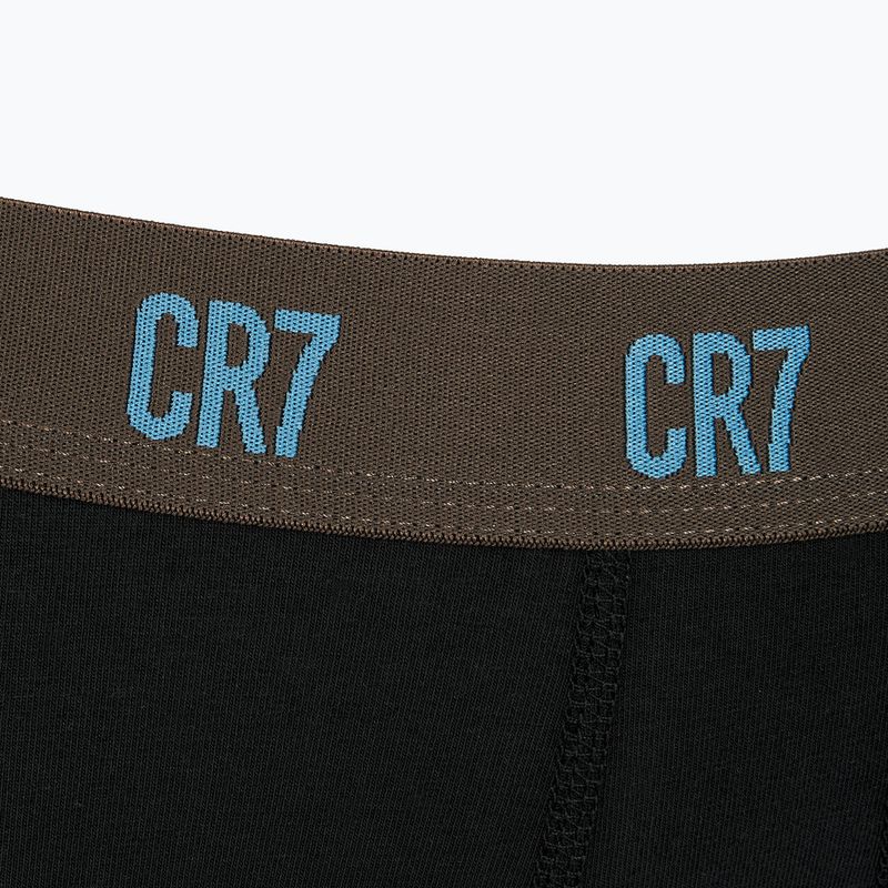 Pánske boxerky CR7 Basic Trunk 3 páry black/brown 7