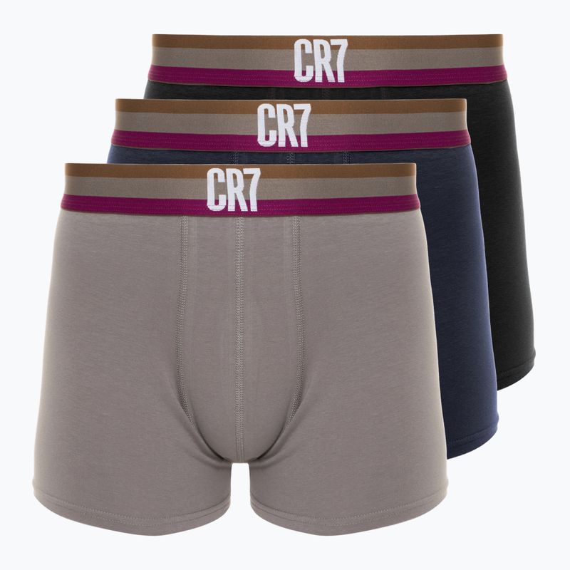 Pánske boxerky CR7 Basic Trunk 3 páry 704 multicolour