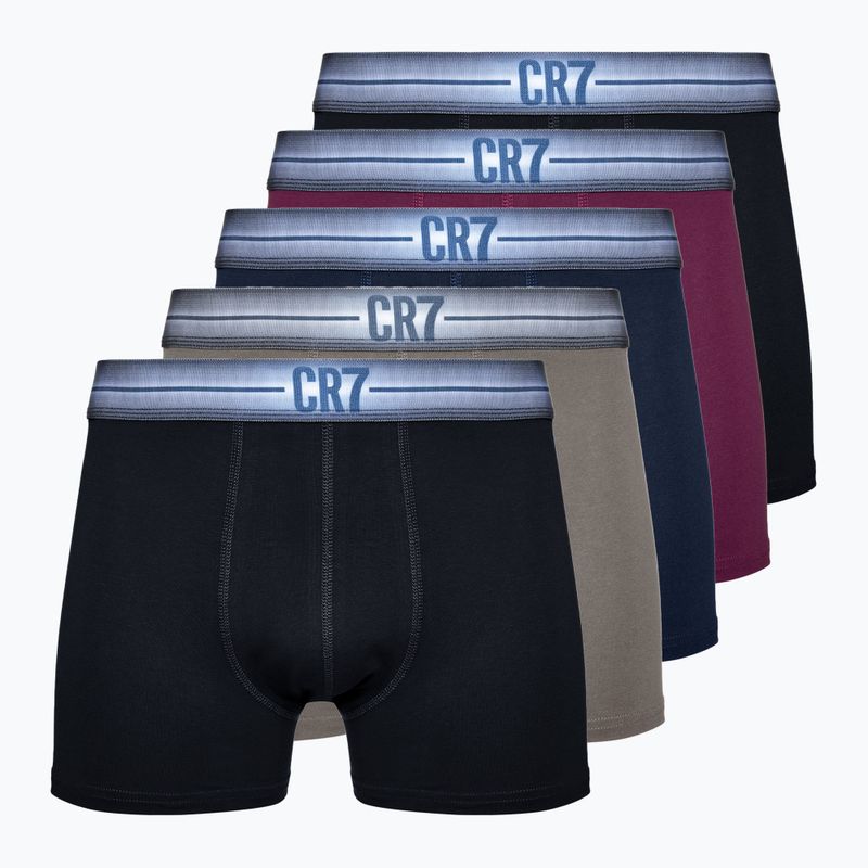 Pánske boxerky CR7 Basic Trunk 5 párov viacfarebné