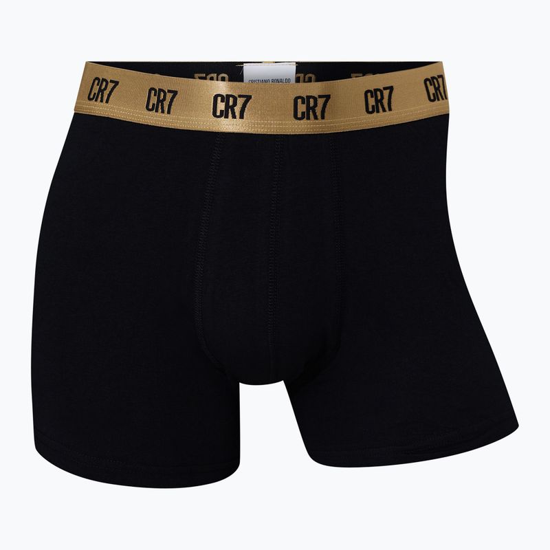 Pánske boxerky CR7 Basic Trunk 4 páry 2491 black 2