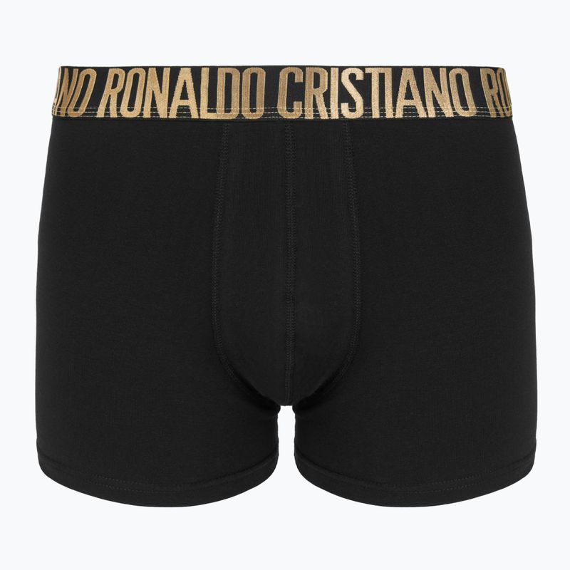 Pánske boxerky CR7 Basic Trunk 4 páry 2492 BLACK 2