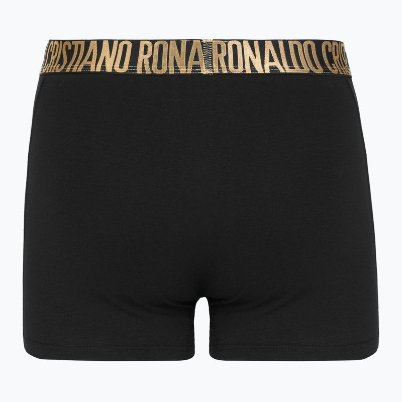 Pánske boxerky CR7 Basic Trunk 4 páry 2492 BLACK 4