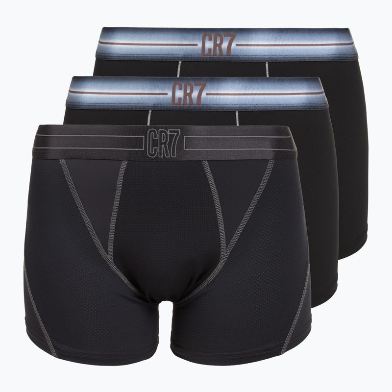 Pánske boxerky CR7 Fashion Trunk 3 páry 2300 multicolour