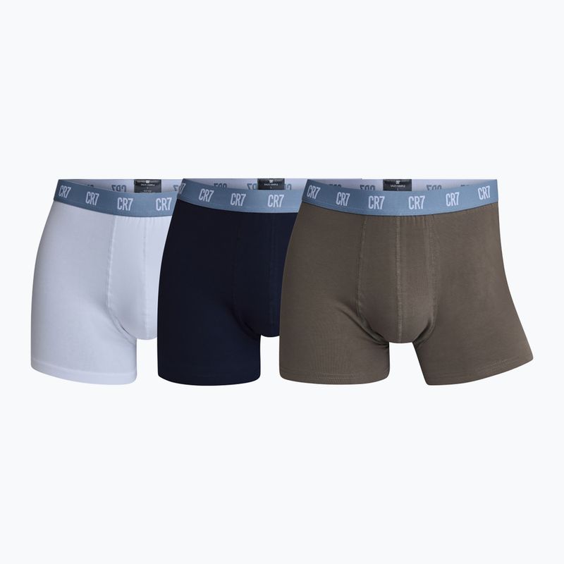 Pánske boxerky CR7 Basic Trunk 3 ks 712 multicolour