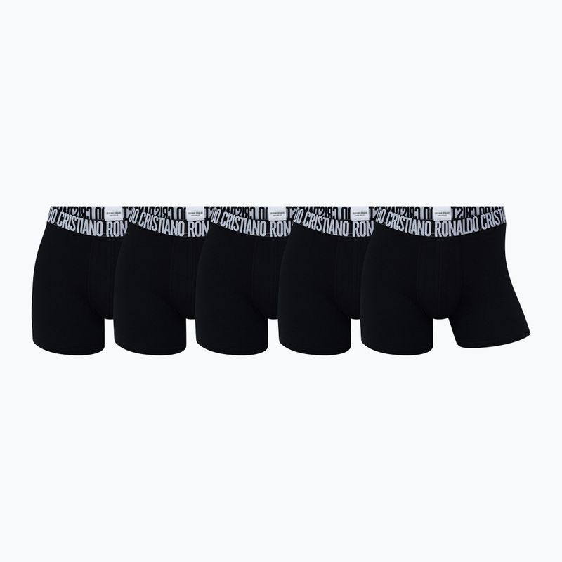 Pánske boxerky CR7 Basic Trunk 5 párov 2422 black 2