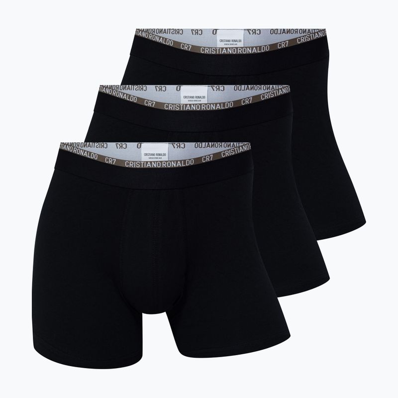 Pánske boxerky CR7 Basic Trunk 3 páry 2763 black