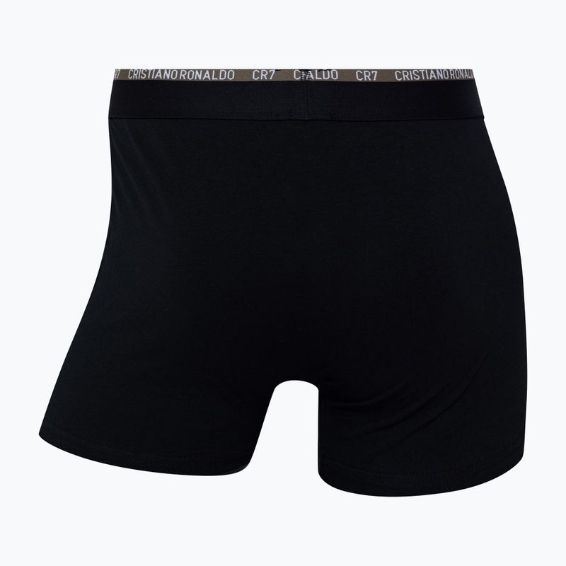 Pánske boxerky CR7 Basic Trunk 3 páry 2763 black 3