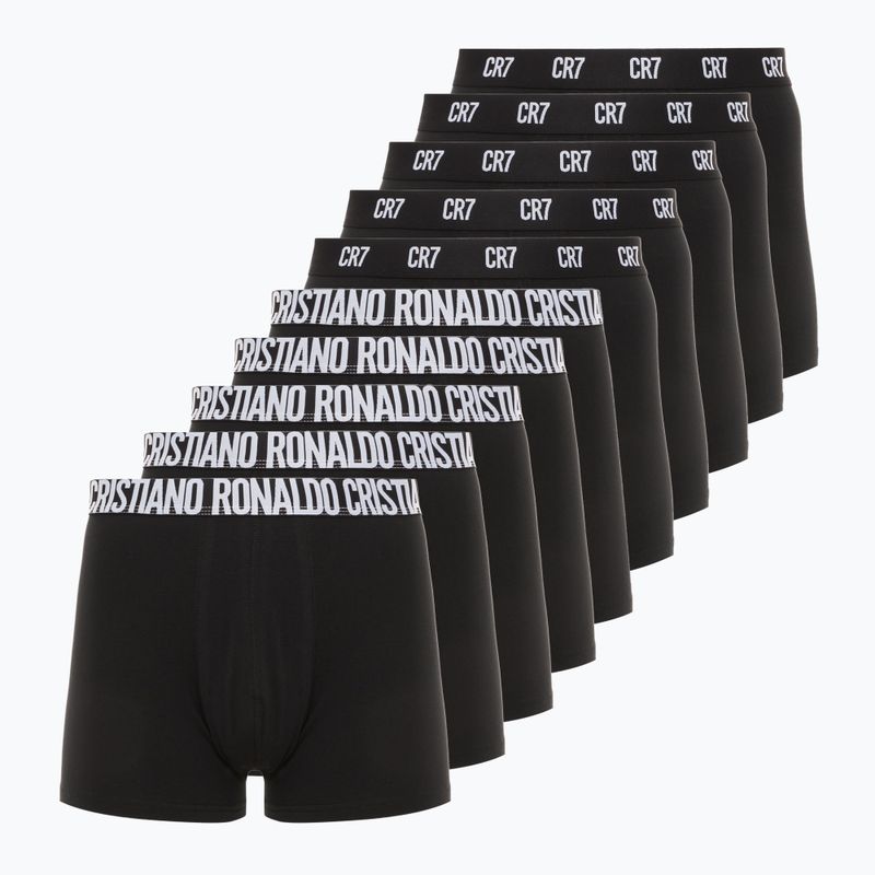 Pánske boxerky CR7 Basic Trunk 10 ks black