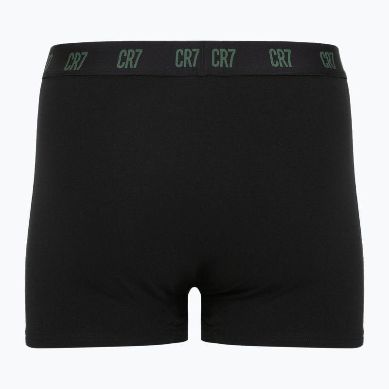 Pánske boxerky CR7 Basic Trunk 7 párov 2810 black 2
