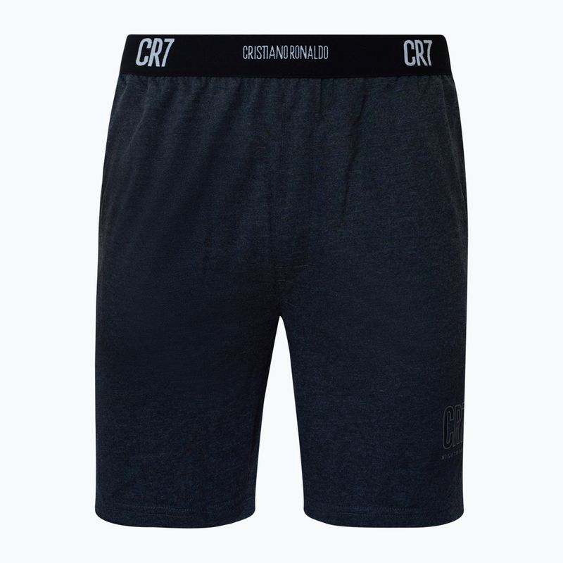 Pánske pyžamo CR7 Pyjama Short dark grey melange 4