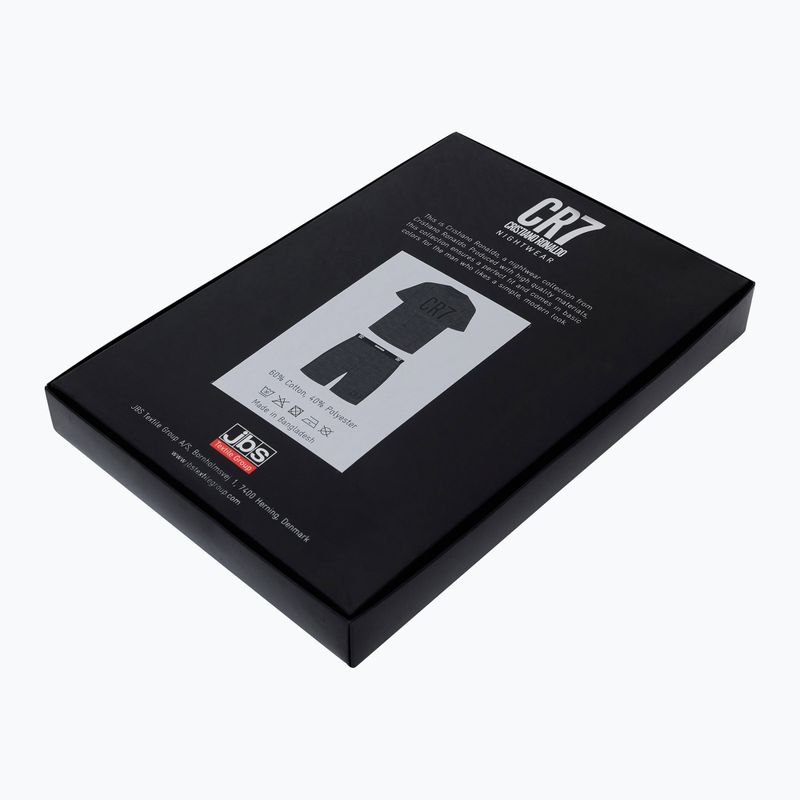 Pánske pyžamo CR7 Pyjama Short dark grey melange 7