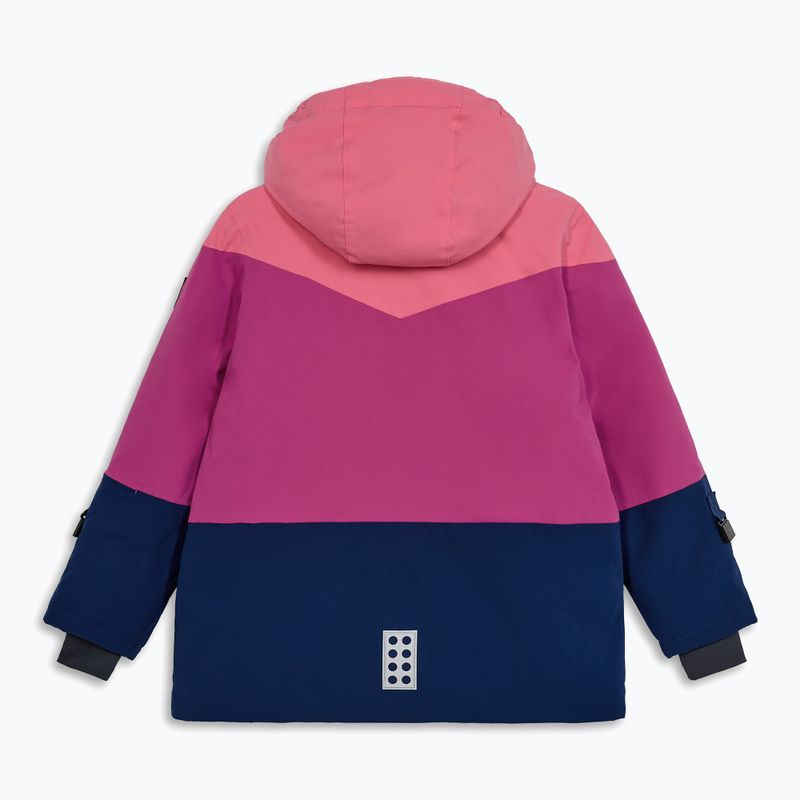 Detská lyžiarska bunda LEGO Lwjested 708 fuchsia 2