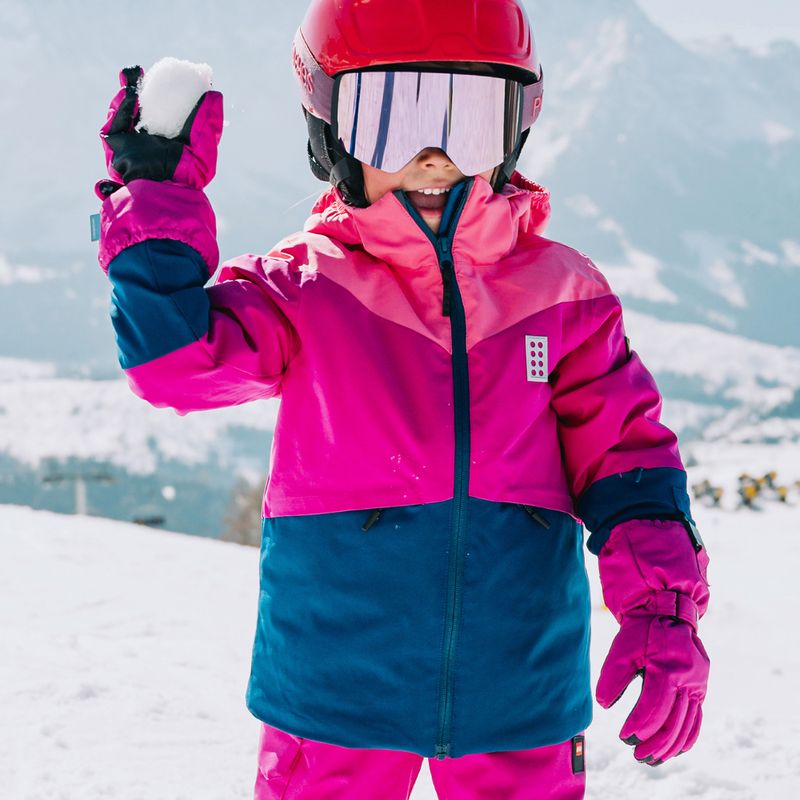 Detská lyžiarska bunda LEGO Lwjested 708 fuchsia 7