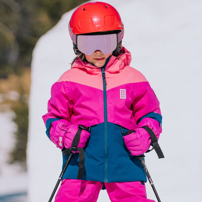 Detská lyžiarska bunda LEGO Lwjested 708 fuchsia 8