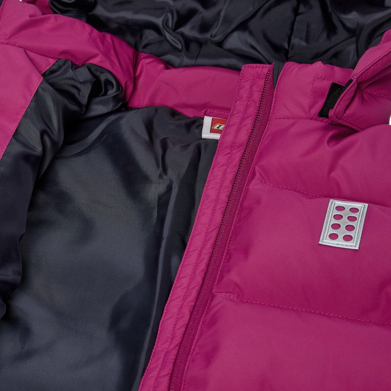 Detská zateplená bunda LEGO Lwjojo 704 fuchsia 4