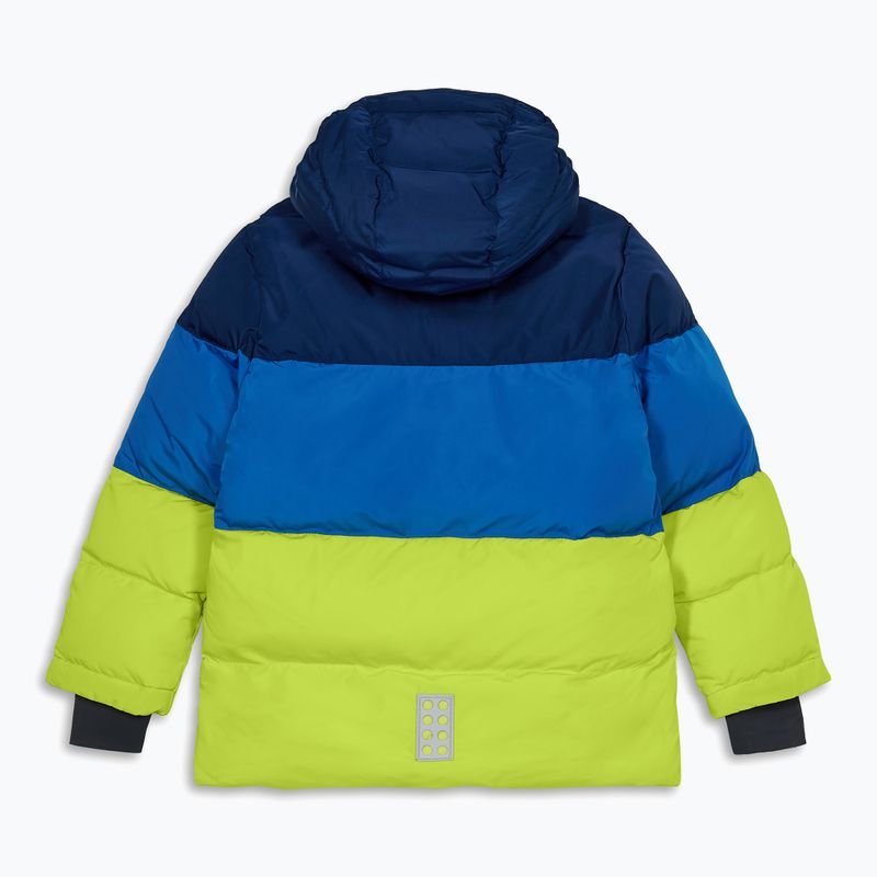 Detská lyžiarska bunda Lego Lwjaz 805 lime green 2