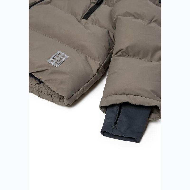 Detská zateplená bunda Lego Lwjaz 711 light brown 4