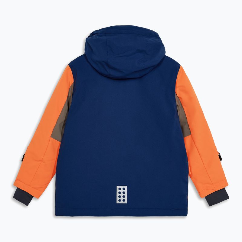 Detská lyžiarska bunda LEGO Lwjian 713 orange 2