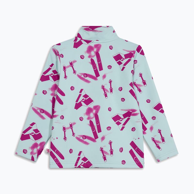 Detská fleecová mikina LEGO Lwsian 710 Fleece fuchsia 2