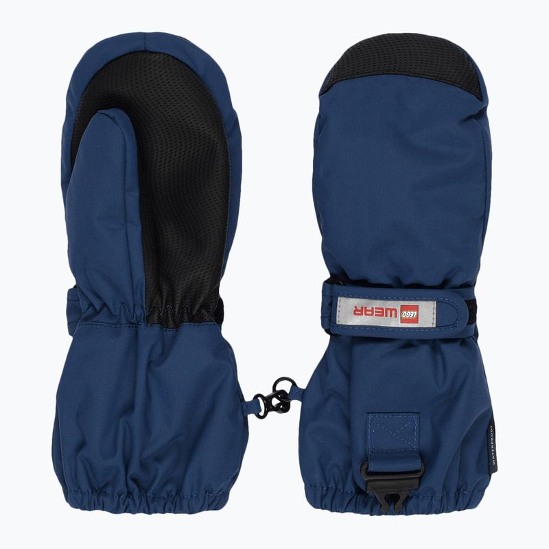 Detské lyžiarske rukavice LEGO Lwatlin 706 dark blue 2