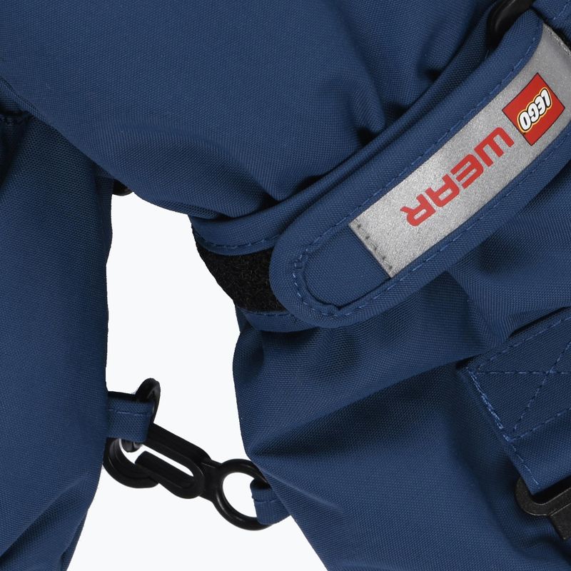 Detské lyžiarske rukavice LEGO Lwatlin 706 dark blue 3