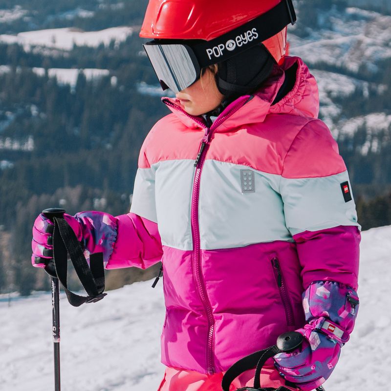 Detská lyžiarska bunda Lego Lwjaz 805 pink 6