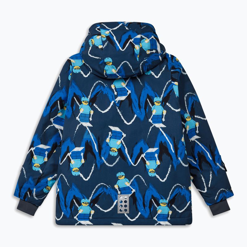 Detská lyžiarska bunda LEGO Lwjian 704 dark blue 2