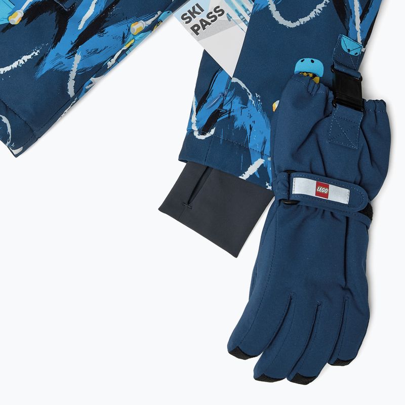 Detská lyžiarska bunda LEGO Lwjian 704 dark blue 4