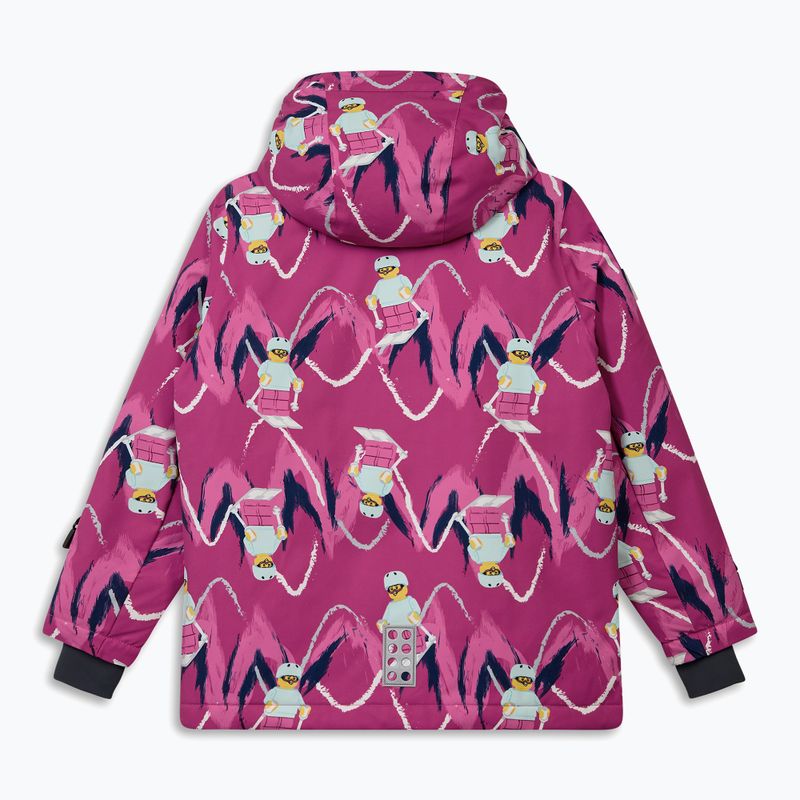 Detská lyžiarska bunda LEGO Lwjian 704 fuchsia 2