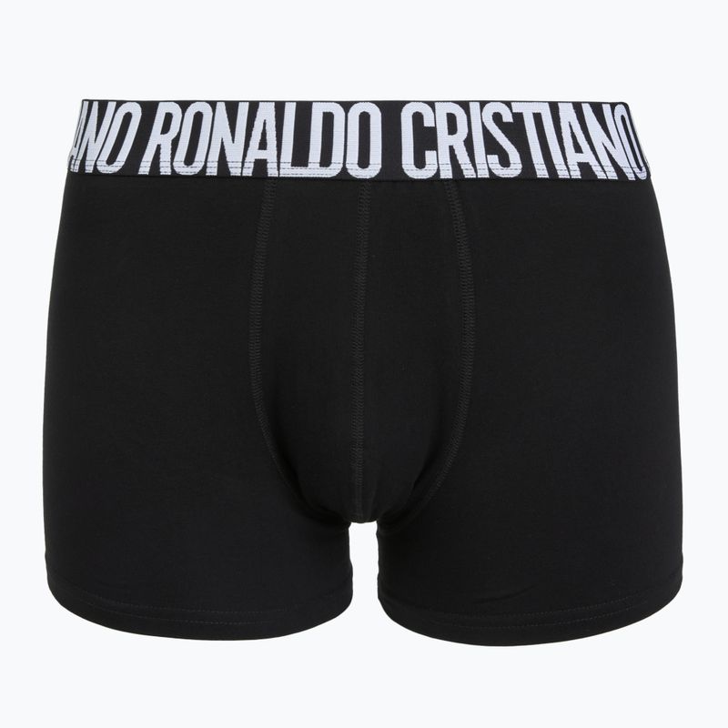 Pánske boxerky CR7 Fashion Trunk 2 pack black 2