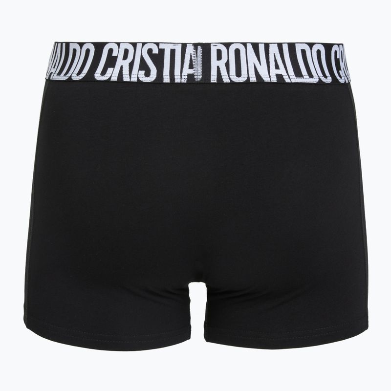 Pánske boxerky CR7 Fashion Trunk 2 pack black 3