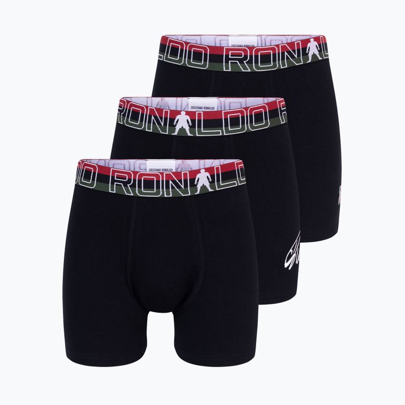Detské bokserky CR7 Trunk 3 pairs black