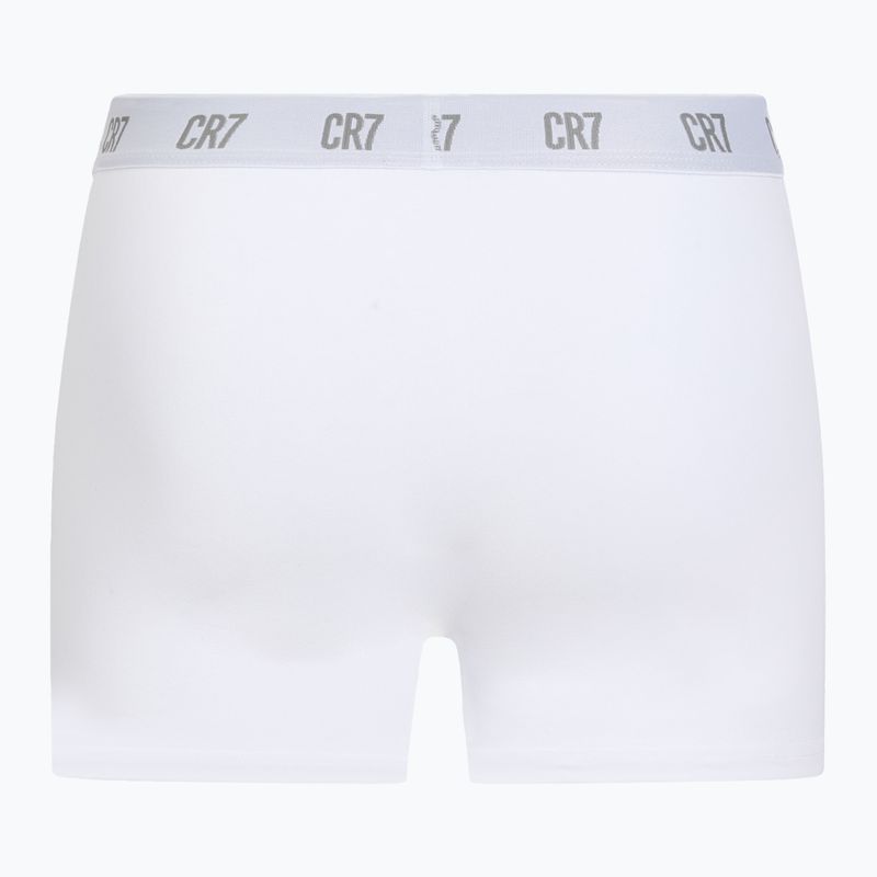 Pánske boxerky CR7 Basic Trunk 3 páry white 3