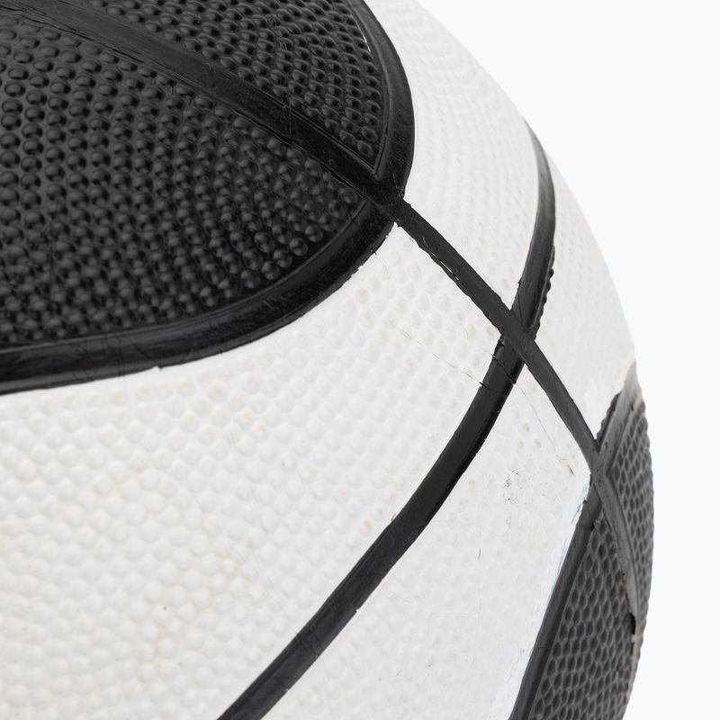 Detská basketbalová lopta SELECT Basketball Street v23 white/black veľkosť 7 3